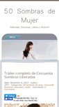 Mobile Screenshot of 50sombrasdemujer.com